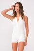 PQ Swim Water Lily Brooks Romper